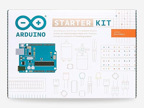 Vista 3 de Arduino K000007 kit para principiantes, oficial, en inglés, con libro de 170 páginas