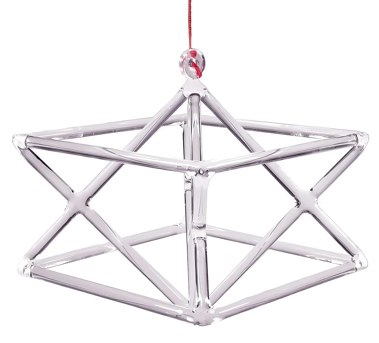Pirámide Merkaba De Cristal Transparente para Cantar, Pirámide Merkaba De Cristal De Cuarzo para Meditación Curativa, Sanación con Sonido, Regalo para La Oración.,7 Pulgadas