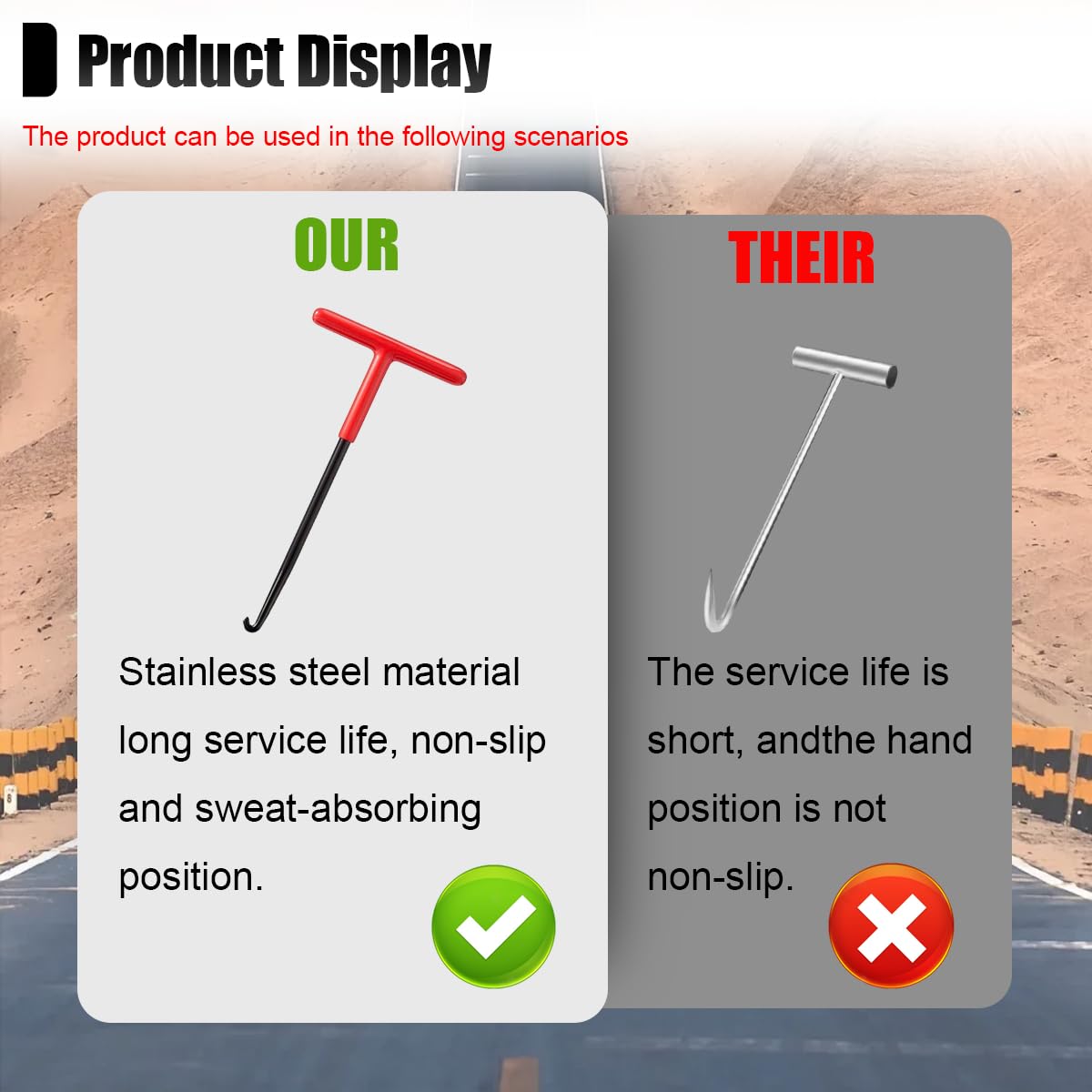 Snapklik.com : UHANBUT Motorcycle Exhaust Spring Puller Hook, Rubber ...