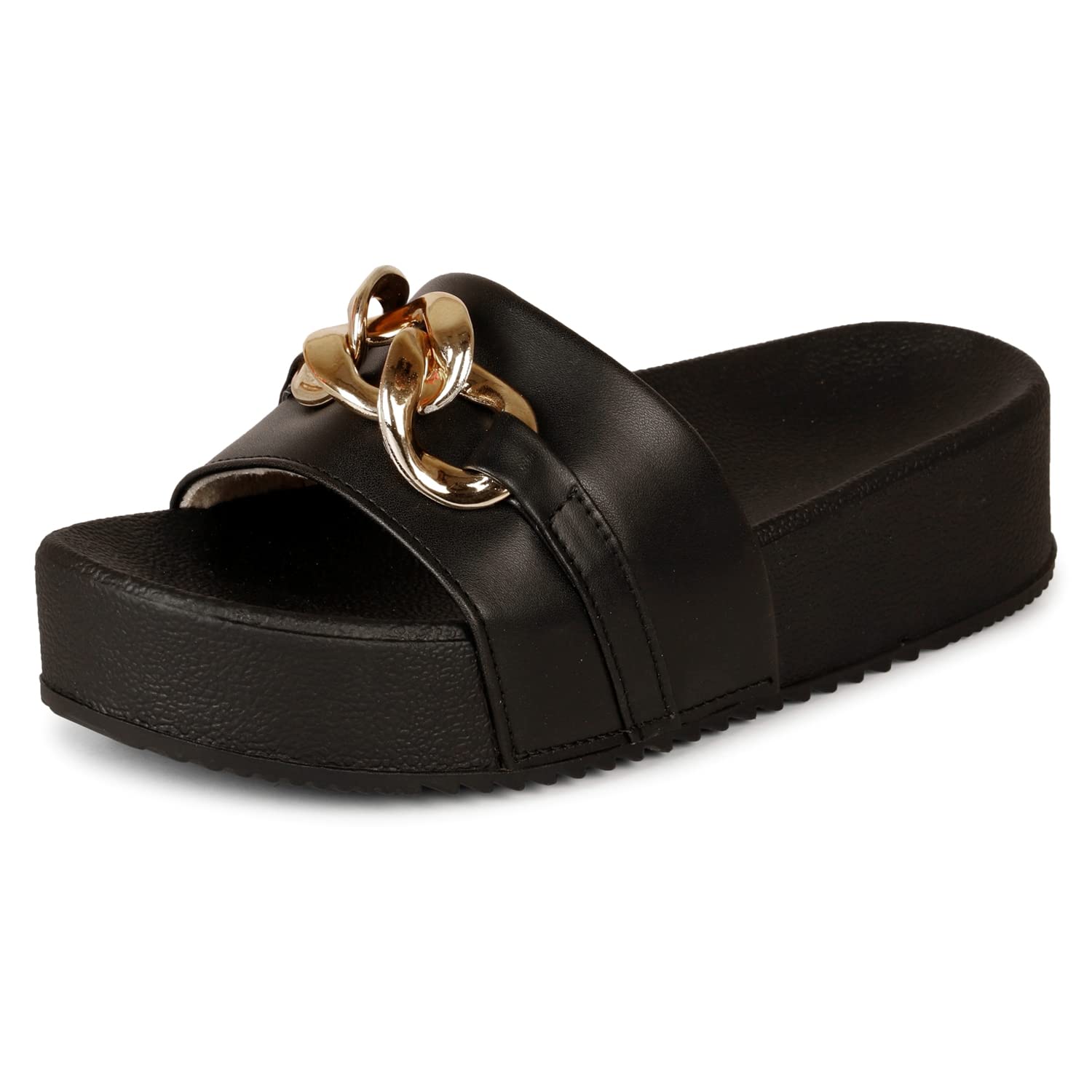 DenillWomen Stylish, Comfortable Slip On Casual Sliders