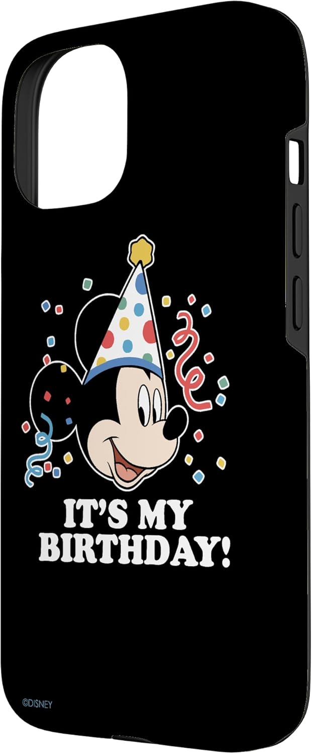 Disney Mickey Mouse It's My Birthday Case for iPhone 15