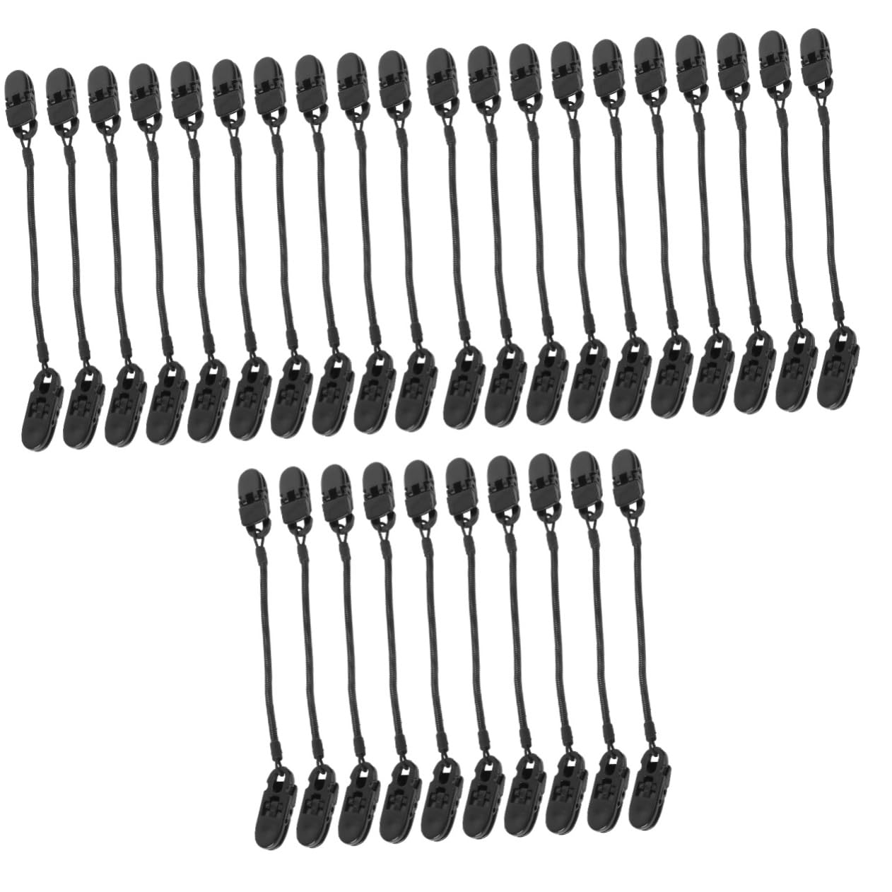 Sosoport Retainer Clip 30 pcs Windproof Clips Fishing Hat Clip Retainer Clip Windproof Hat Clips Fishing Retainer spring Holder Windproof Hat Clips