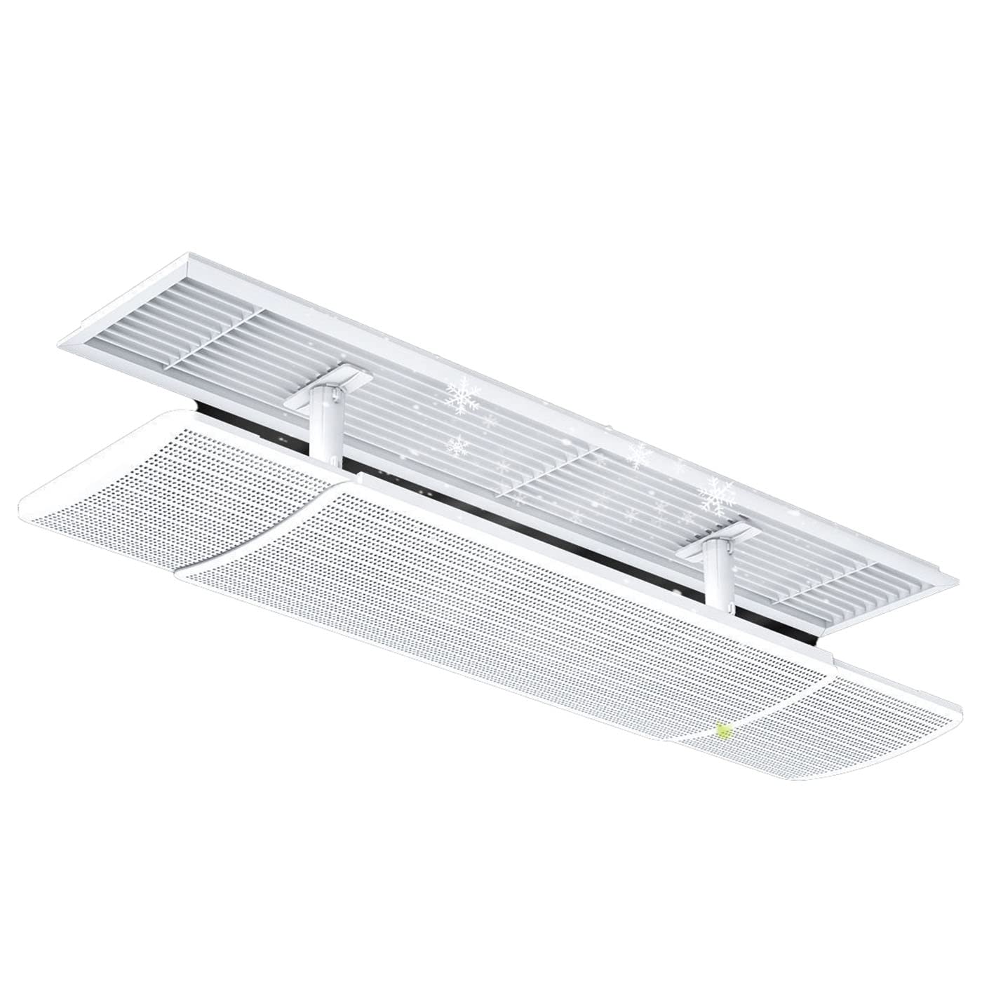 Buy borfieon Central Ac Air Flow Deflector Air Conditioner Office Ac Vent Deflector, Vent