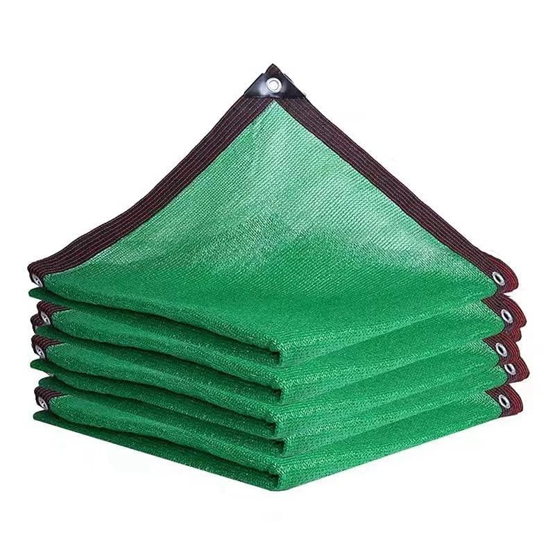 Outdoor Sun Shed HDPE UV Protection Shade Mesh Shade Sail Cloth 12 Needle 80~90% Shade Rate Car Pergola Garage Solar Shade Mesh (Color : Groen, Size : 1m X 4m)