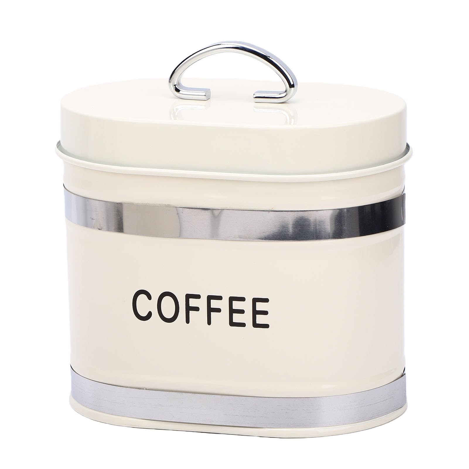 Rengue Portapane per Bancone della, Portapane in Metallo con Chiusura Ermetica, Elegante Set di Contenitori per Conservare Zucchero, tè e caffè, Perfetto per i Panettieri Domestici (WHITE)