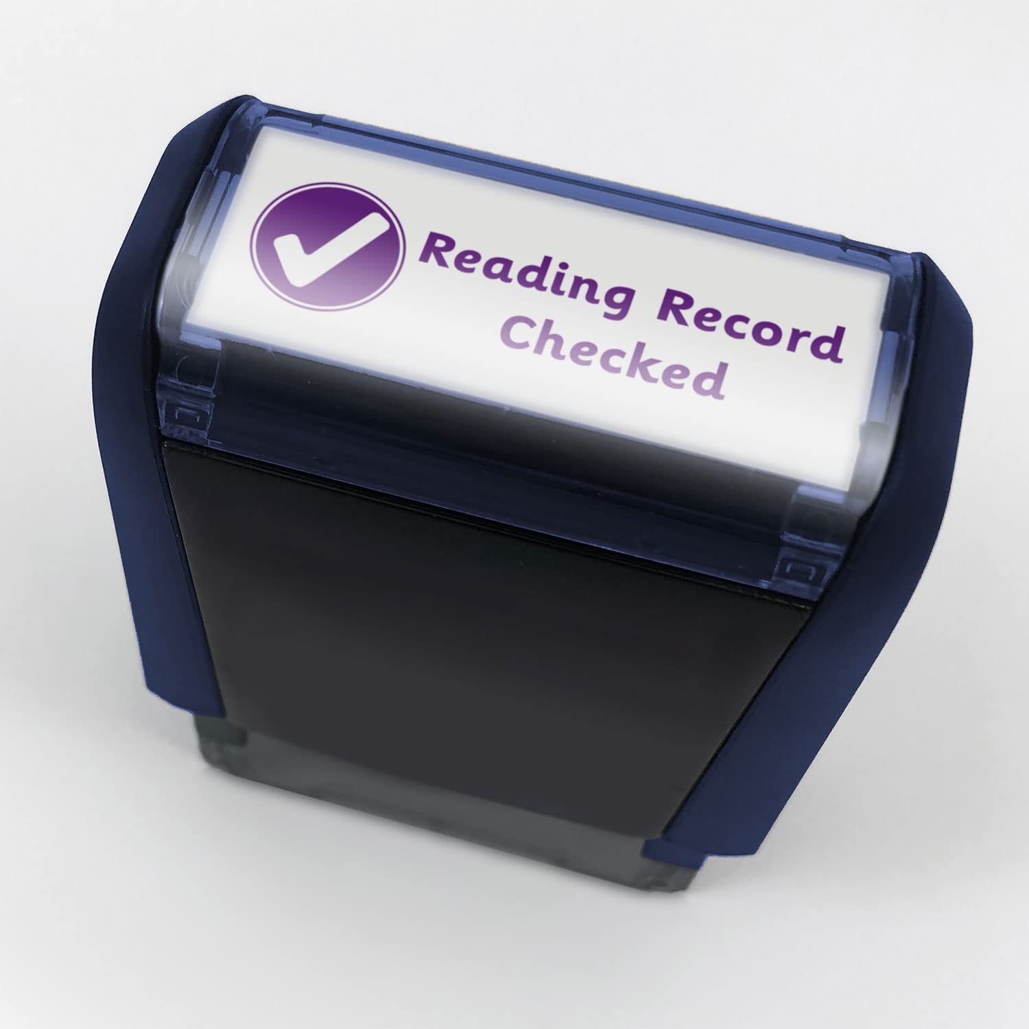 Reading Record Checked Pre Inked School Teachers Reading Comprehension Marking Stamper Stamp 38x15mm Primary Teaching Services (Purple)