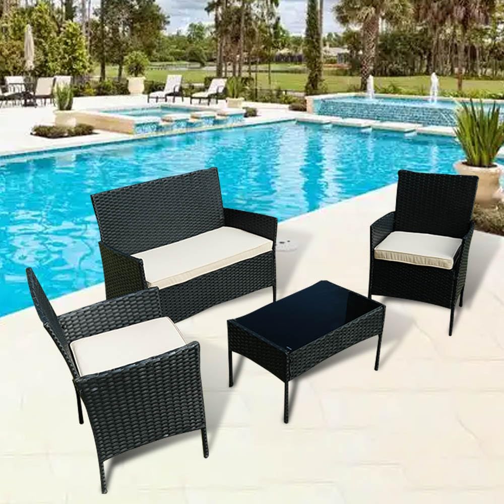 Pack Outdoor Patio Furniture Replacement Cushion Set High