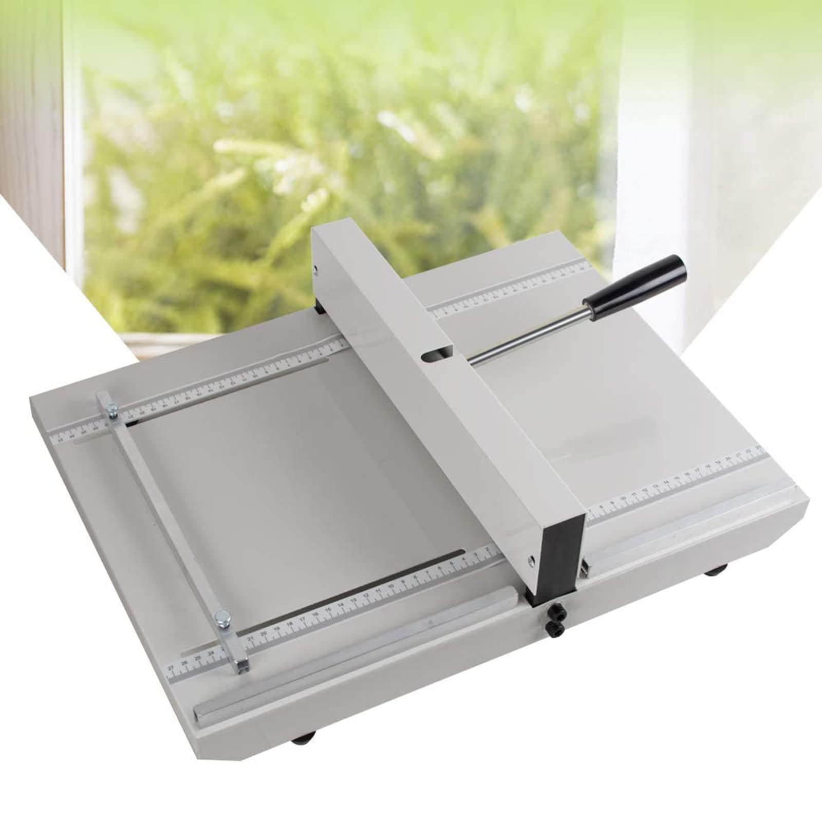 Macchina per cordonatura, piegatrice Manuale da 18 Pollici e 460 mm, Macchina per cordonatura con copertine Lucide, piegatrice per impieghi gravosi con 2 Blocchi magnetici per Carta A4