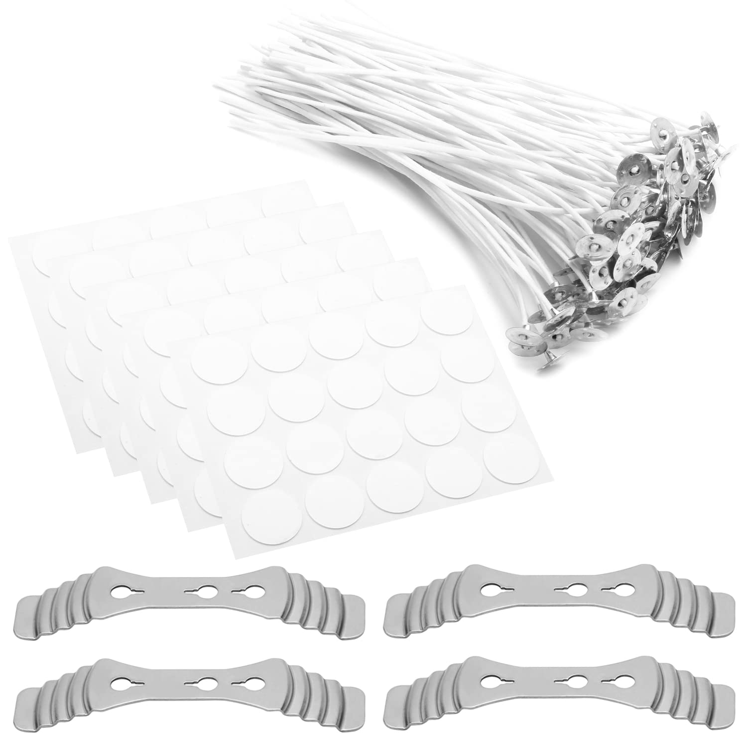 Stoppini 10cm 100 Pezzi 100 Stoppini Per Candele In Cotone - 10 Cm, Per