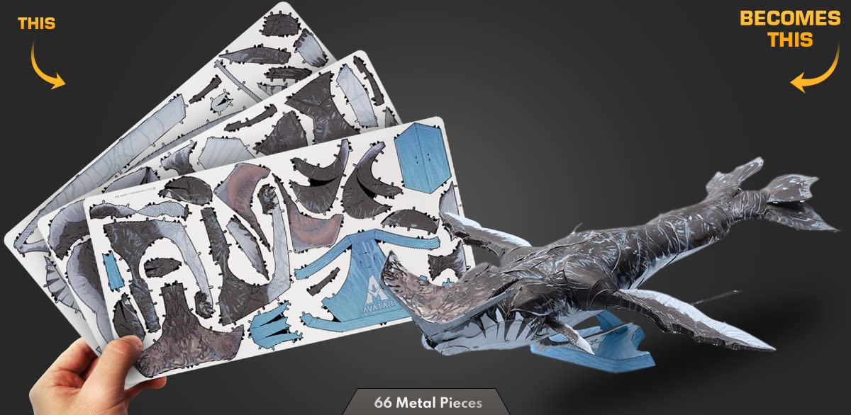 Metal Earth Premium Series Avatar 2 Tulkun 3D Metal Model Kit Fascinations