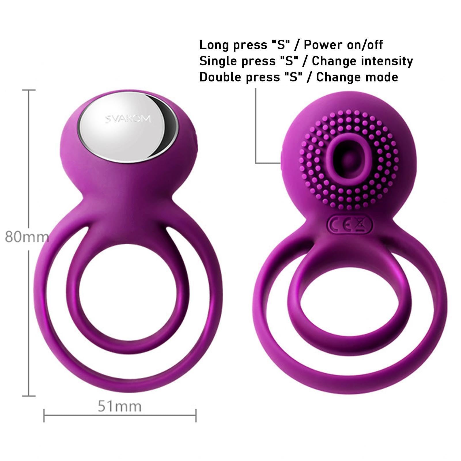 Anello Vibrante Per Lei e Lui Anello Fallico Vibrante Per Il Pene Cook Ring | Coppia Uomo Anelli Fallici Cock Penis Ricaricabile Vibranti Set Regolabile Regolabili Silicone in Uomini