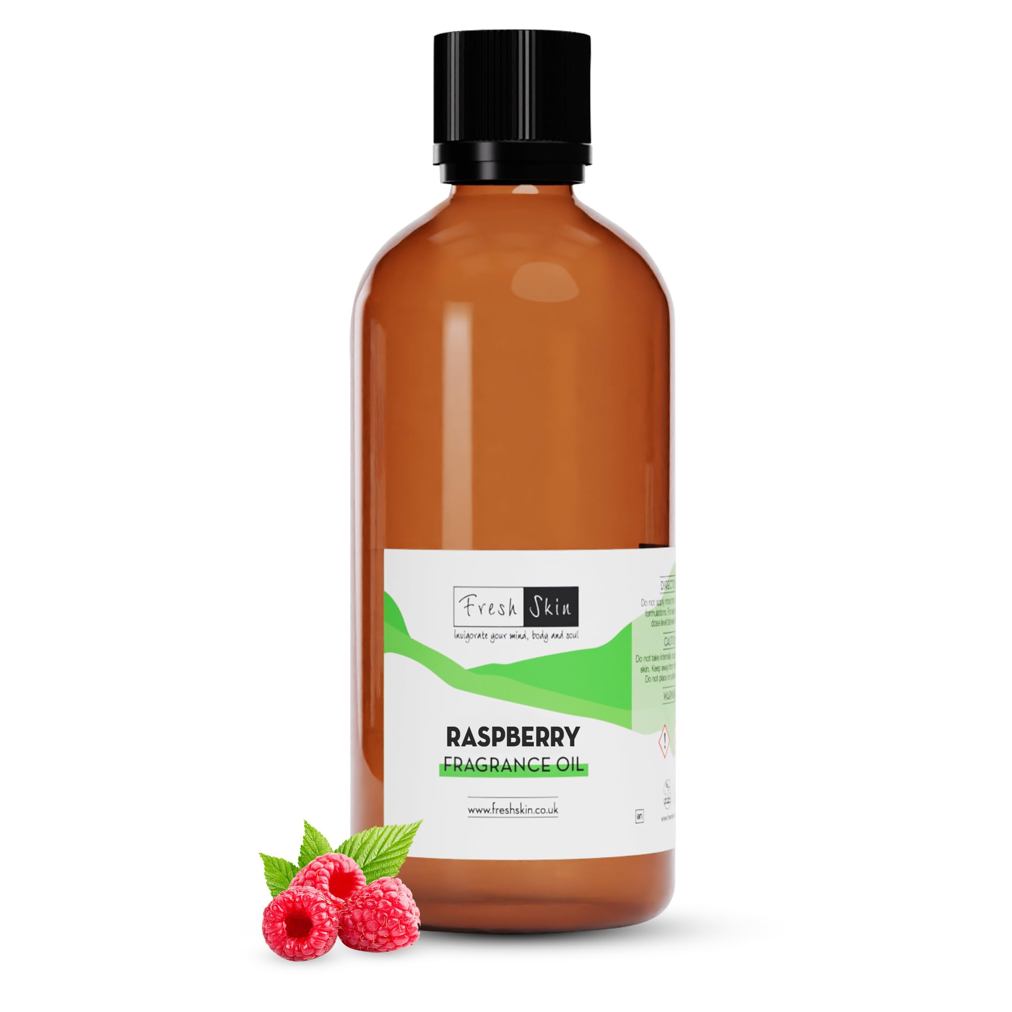 freshskin Beauty ltd | Raspberry Fragrance Oil 100ml - Candles, Bath Bombs, Soap Making, Reed Diffusers & Wax Melts - Cosmetic Grade - Vegan Friendly โ image 1