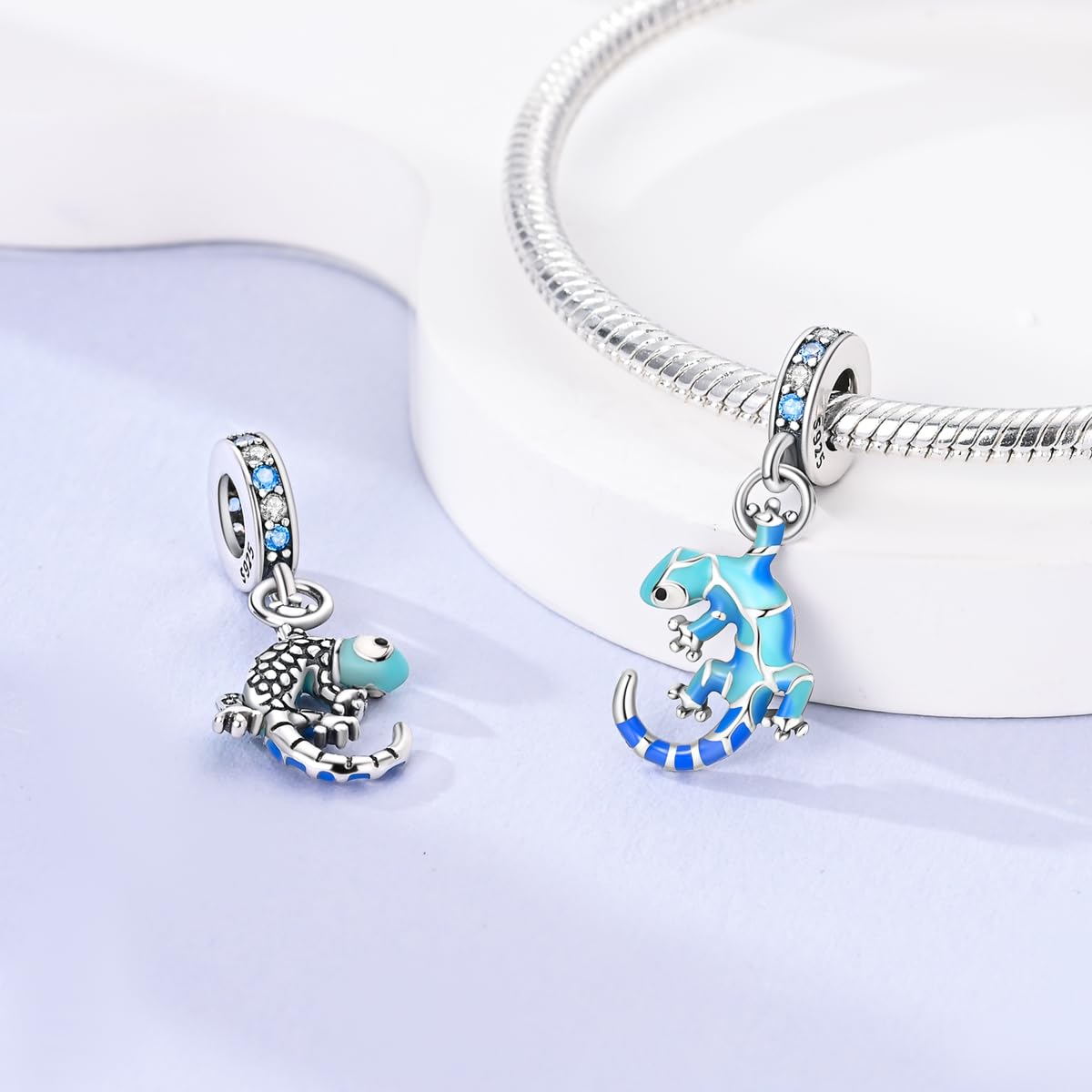 Hapour 925 Sterling Silber Charms für Armbänder und Halsketten – einzigartiger Anhänger mit Perlen für modische Accessoires europäischer Schmuck Geburtstagsgeschenk für Frauen Mädchen