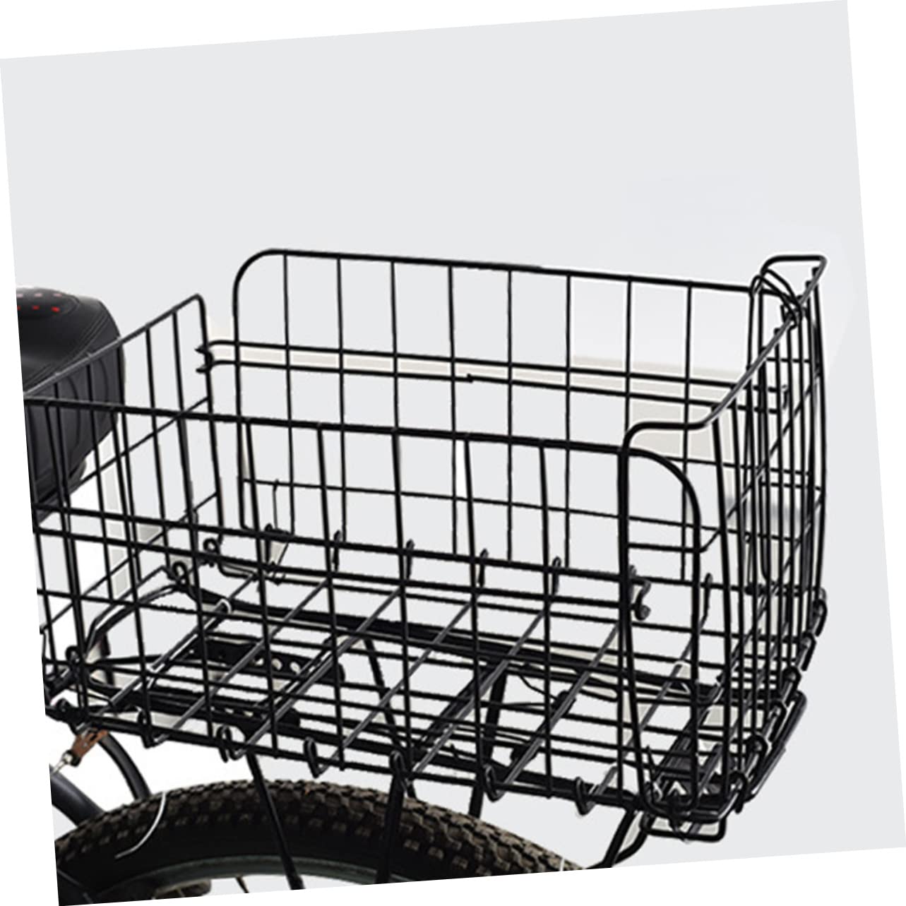 Cesta Trasera para Bicicleta Plegable Capacidad para y Instalación y Almacenamiento para Ciclistas y