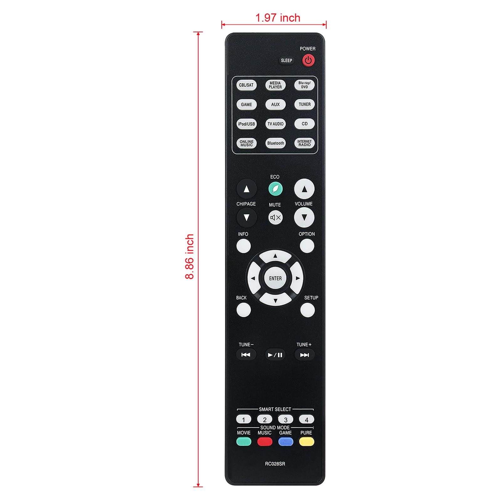 Amazon.com: RC028SR Replaced Remote Control fit for MARANTZ AV