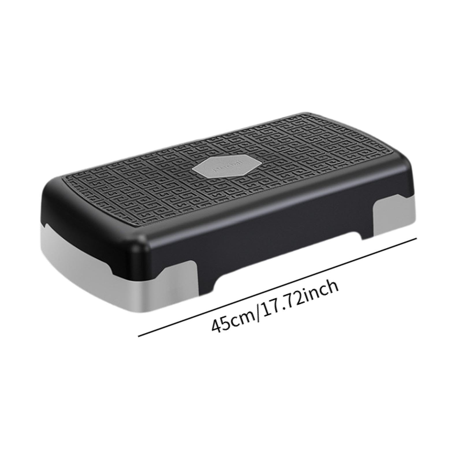 Milageto Aerobic Fitness Stepper Pedana Step Aerobica Piattaforma Regolabile Compatta Robusta in PP Superficie Antiscivolo per Allenamento Stabile Adatto a