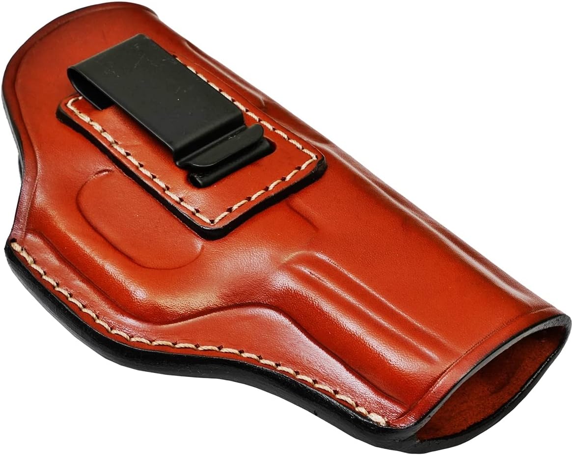 Leather IWB Holster Fits Beretta 92X F92 92FS M9 A1 A3 A4 Px4 Strom, Premium Leather, Concealed Clips Carry Gun Holster