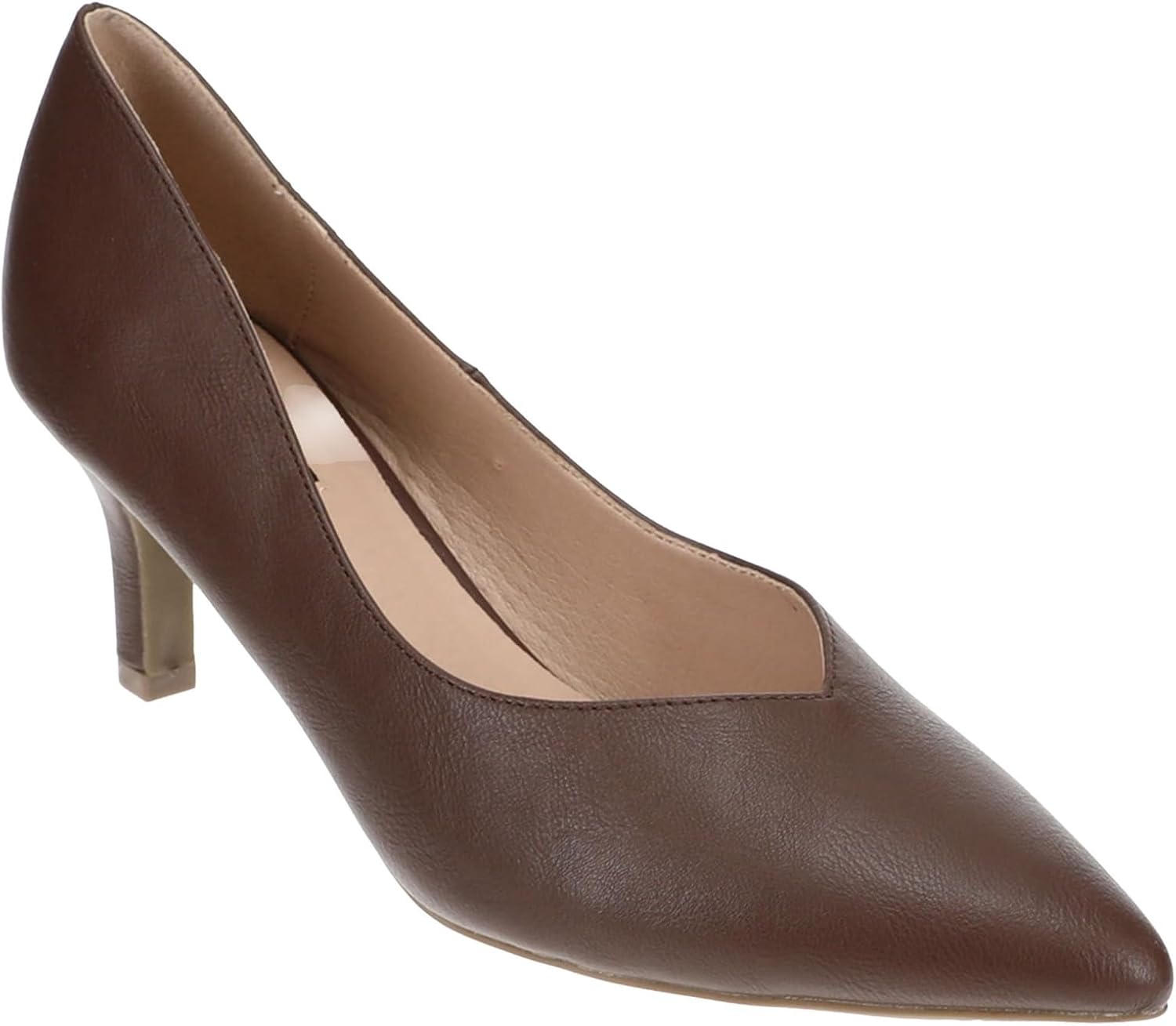 Masseys Women's Brianne Pointed Toe Low Heel Pump