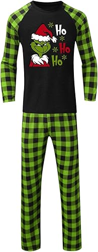 Miniatura 4 de Ogiraw Pijamas de Navidad familiares a juego, conjuntos familiares a juego, pijamas de Navidad de satén, ropa de dormir para la familia