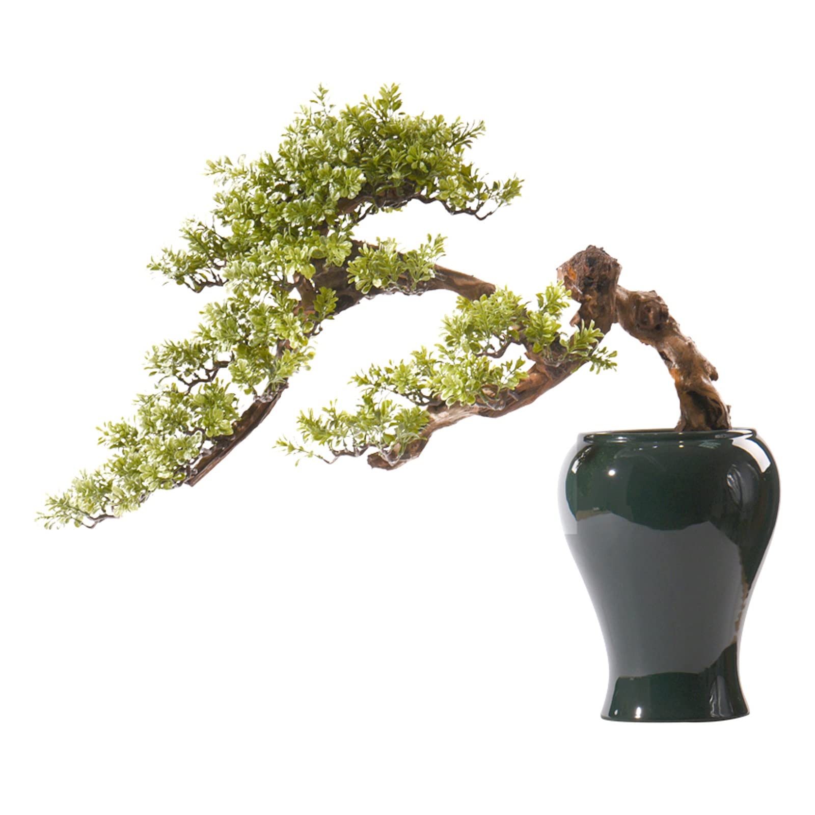 IUokLU Simulation Tree Bonsai Tree Large Chinese Artificial Bonsai Tree Living Room Office Desktop Decoration Fake Bonsai Fake Tree Home Decoration Plant Potted with Ceramic Flowerpot Artificial
