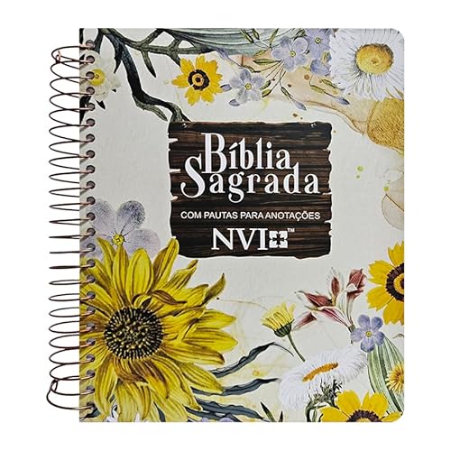 Bíblia para anotações ‐ NVI ‐ girassol:
