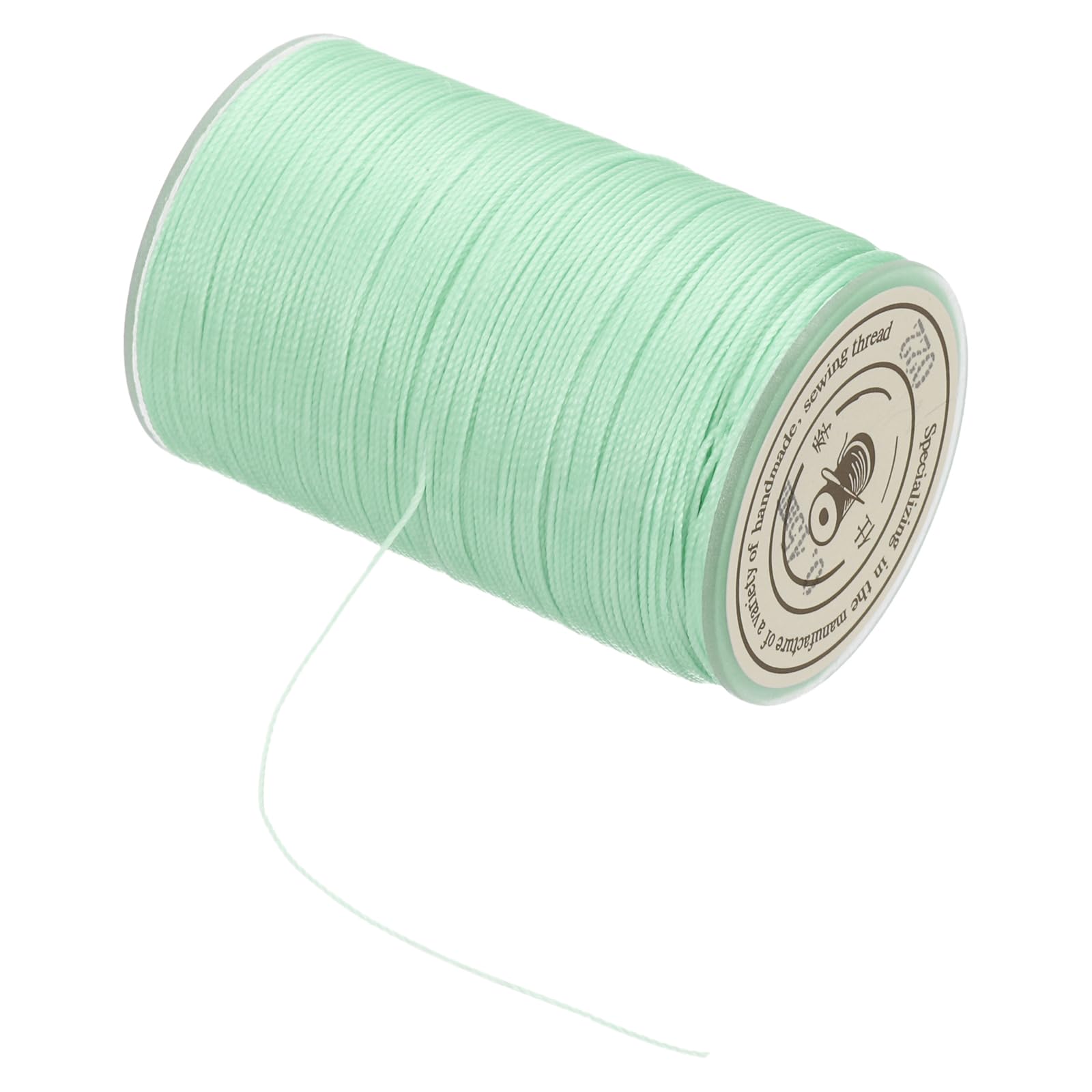 sourcing map Waxed Cord 0.45mm Waxed Thread 87 Yard Wax String Leather Cord for Bracelet Making, Necklaces, Beading, Jewelry Making and DIY Crafts (Grass Green)
