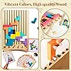 Wooden Montessori Russian Blocks Puzzle, 3D Stacking for Toddlers 3-6 Years Wooden Block, Montessori Educational Gift for Boys and Girls Board Game Educational Toys for Toddlers Brain Teasers