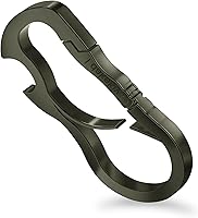 Vista 1 de Idakekiy Llavero con mosquetón doble, herramienta múltiple con llavero y abrebotellas para llaves