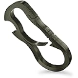 Idakekiy Dual Carabiner Keychain Mutil Tool with Key Chain Bottle Opener for Keys