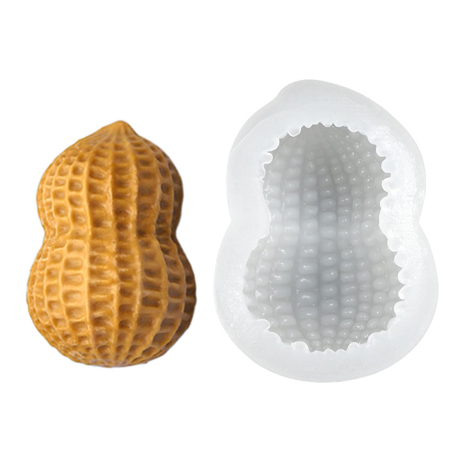 Ekoama Flexible Silicone Peanut Shaped Baking Mold For Cake Chocolate Candy Easy To Clean Dessert Making Tool