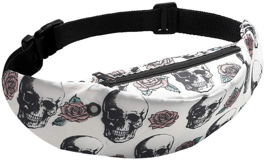 Flaming Basketball Design Gürteltasche – Verstellbare Bauchtasche Mit Kopfhörer-Loch Für Sport