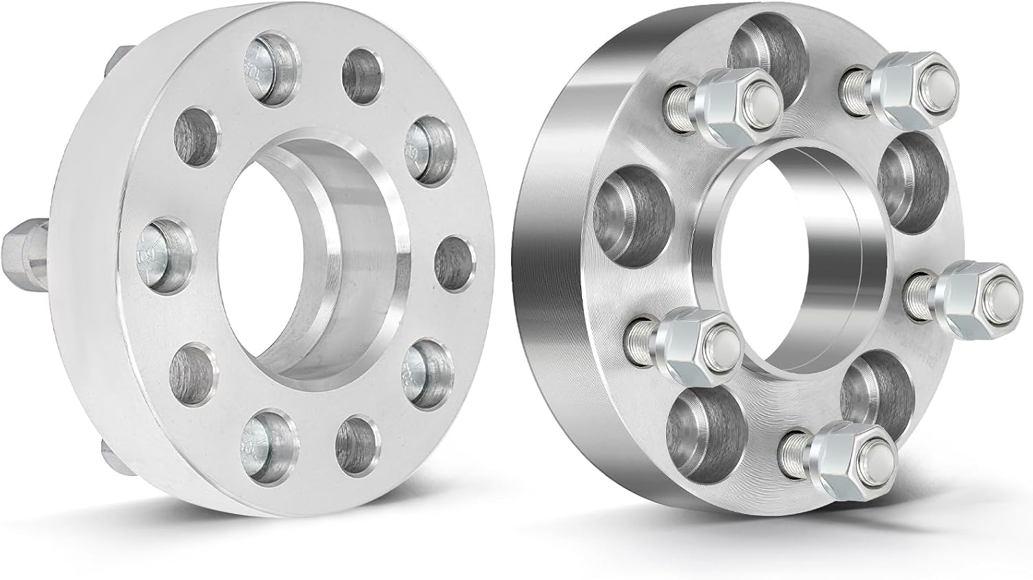 ECCPP 2PCS 5 Lug Hubcentric Wheel Spacers 1.25" 5x4.5 to 5x4.5 70.5mm Fits for Edge Crown for Victoria