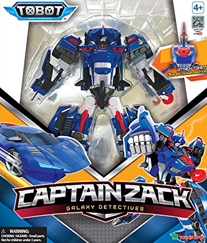 Tobot Gd Captain Zack, Youngtoys Transforming Collectible Vehicle To Robot Animation Character #TOP1