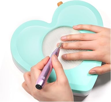 Nail Dust Collector,Acrylic Nail Dust Collector 80W Powerful Nail Dust Collector Professional Nail Vacuum Cleaner with Fitter Extractor Fan for Manicure Salon Equipment for Nails Vacuum Machine