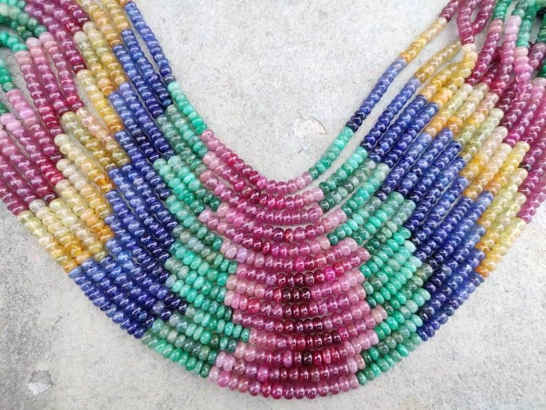 Perles rondes naturelles haut de gamme pour confectionner un collier chic