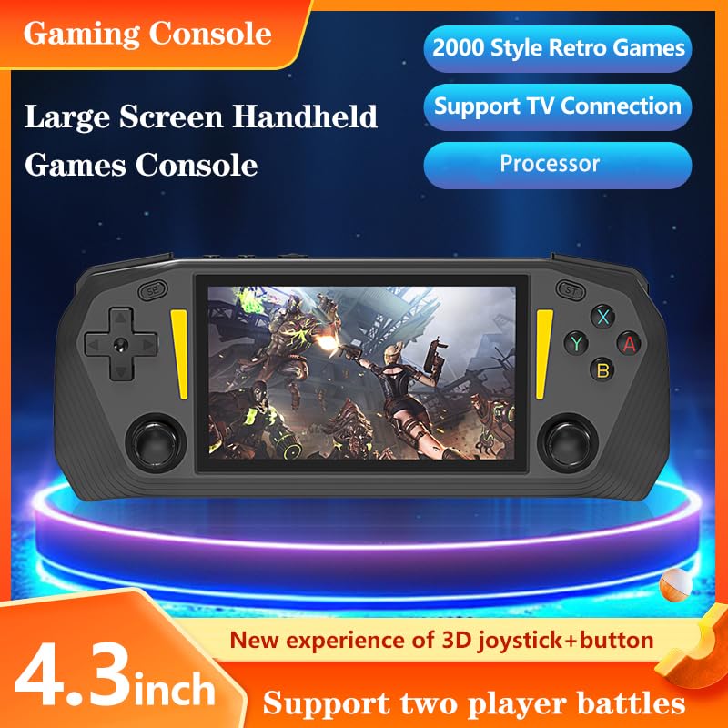 Consola retro G33 IPS de 4.3 pulgadas con Linux y joysticks 3D arcade 2