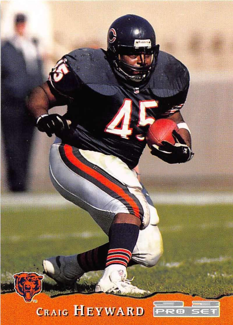 Amazon.com: 1993 Pro Set Football #80 Craig Heyward Chicago Bears
