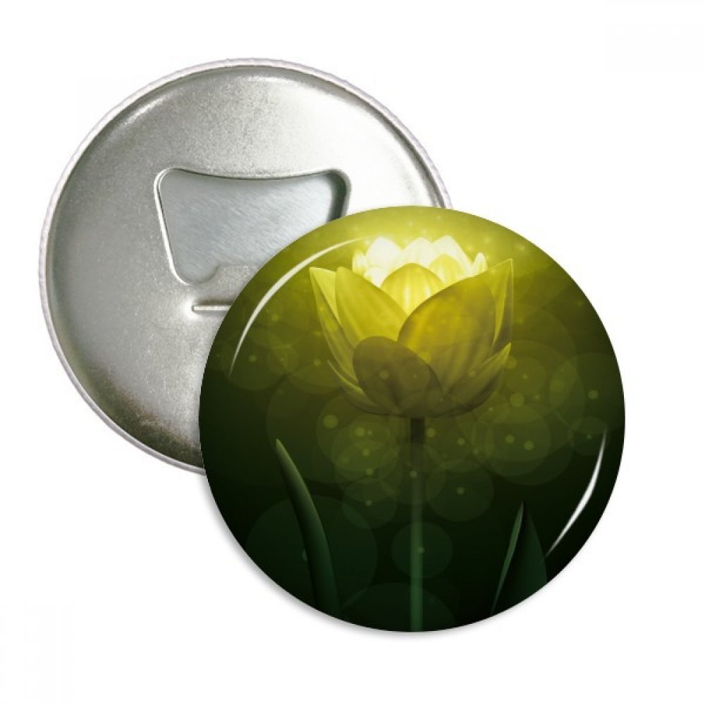 Tulipe verdure ouvre-bouteille aimanté pour décorer votre cuisine