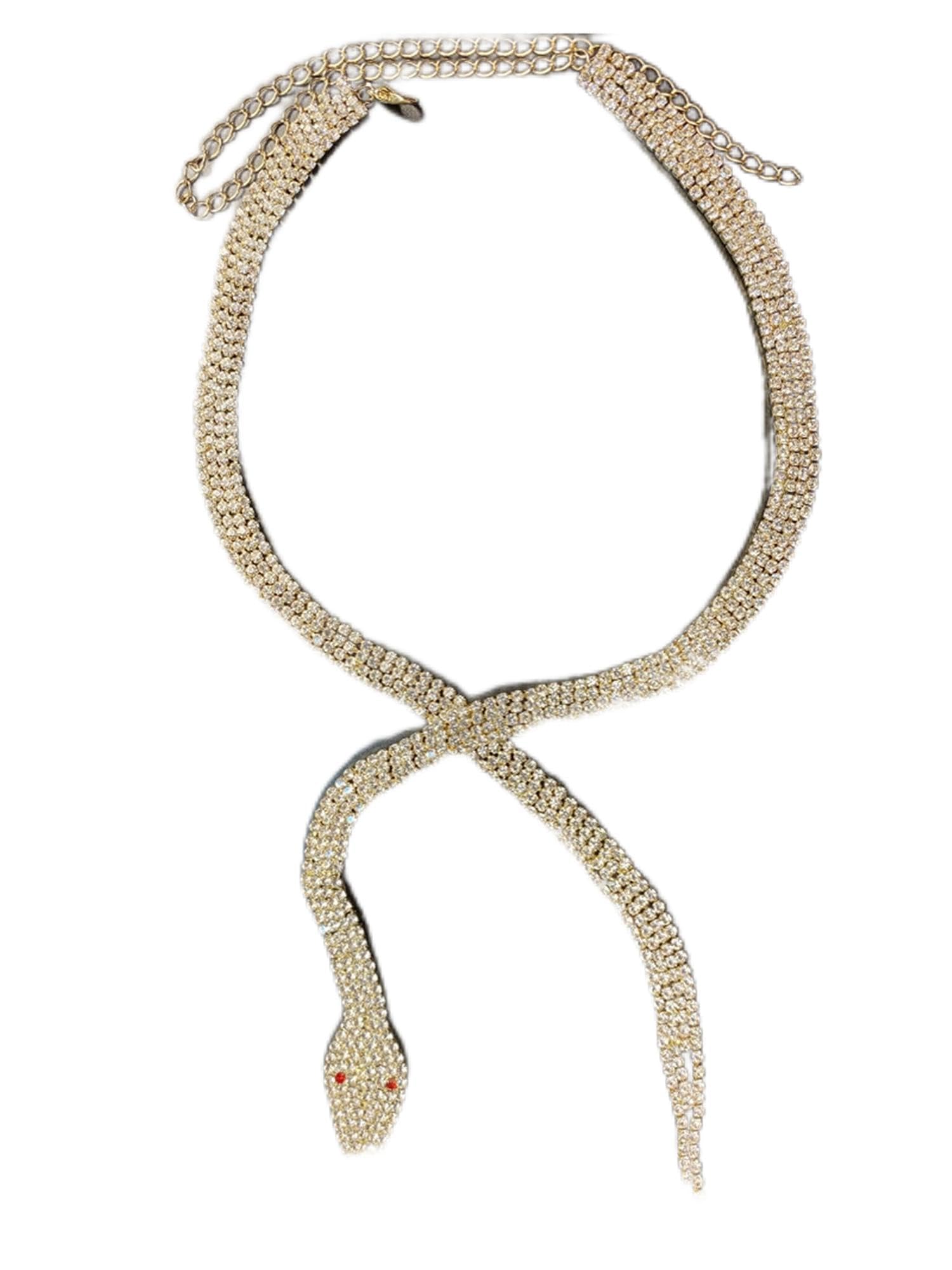 Body Chain Damen Kette - Goldfarbene einfache Strandkette mit Kreuzband für Taille und Bauch - Schwarze Harnaskette - Edler Schmuck für Damen - Accessoires