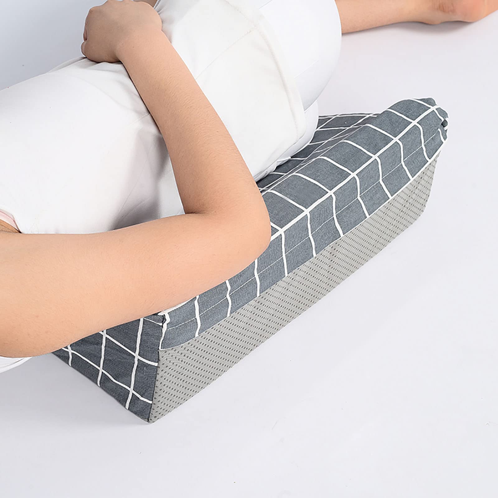 Cuscino A Cuneo In Memory Foam Per Letto – Antireflusso E Supporto Schiena 76x63x25 Cm