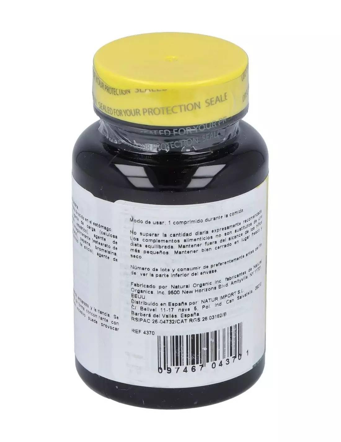 Betaína HCL 600 mg 90 comprimidos | Apoyo digestivo con ácido clorhídrico en forma de betaína | Ideal tras comidas copiosas, proteínas y dietas altas en proteína en adultos