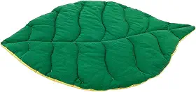 Cama para gatos com aquecimento em forma de folha, tapete para gatos, cama autoaquecida, colchão de dupla face para animais de estimação, cobertor prático para animais de estimação para ambientes
