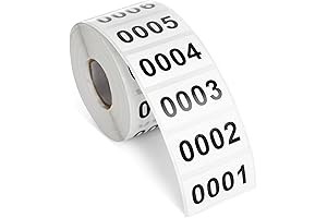 Juvale Self-Adhesive Number Stickers 1-1000: Organization Essentials