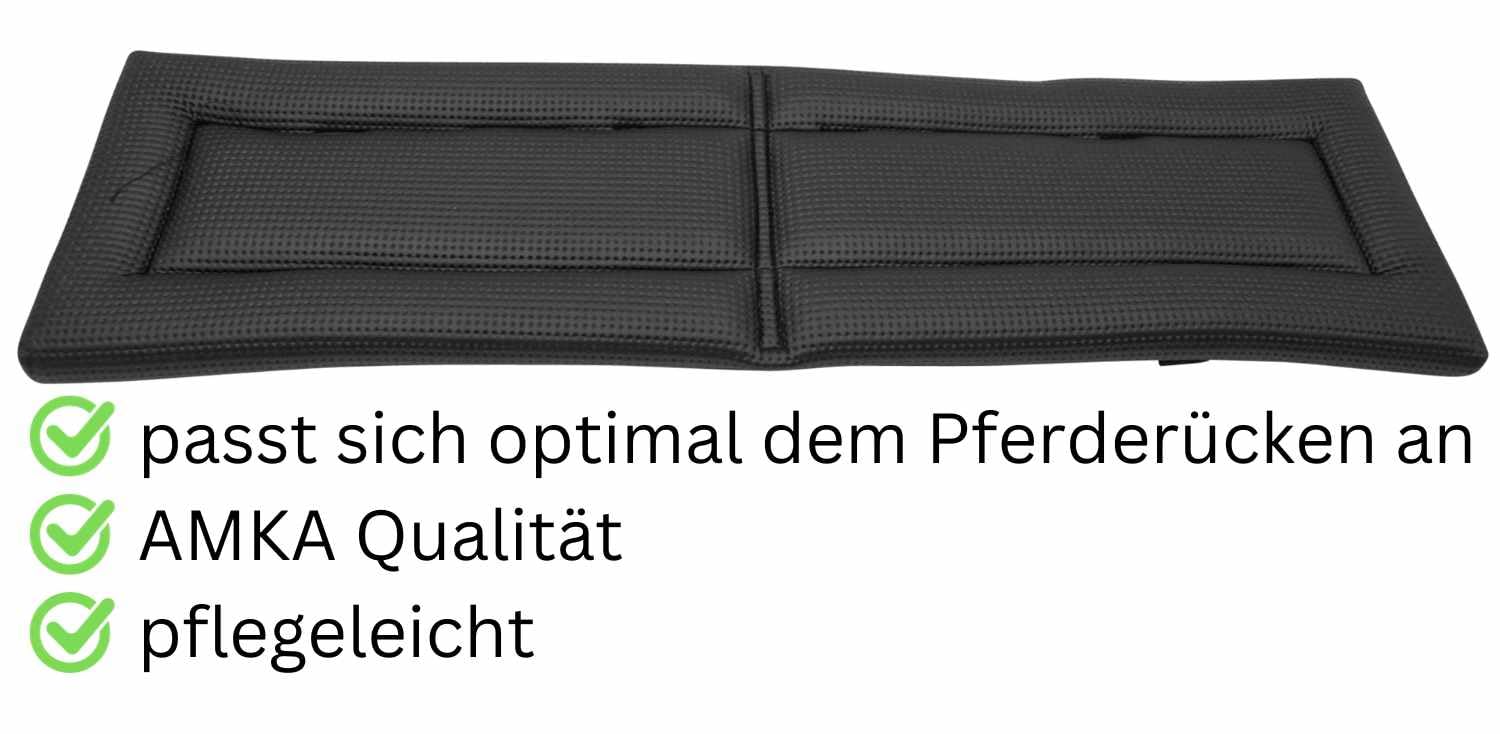 AMKA Selettunterlage Voltigiergurt-Longiergurtunterlage Waffle Neopren Gr. L