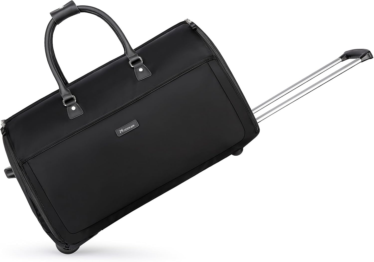 Modoker Rolling Garment Bags, Large Garment Duffle Bag with Wheels, 3 in 1 Garment Suit Luggage Bag for Women Men Business Travel Weekender