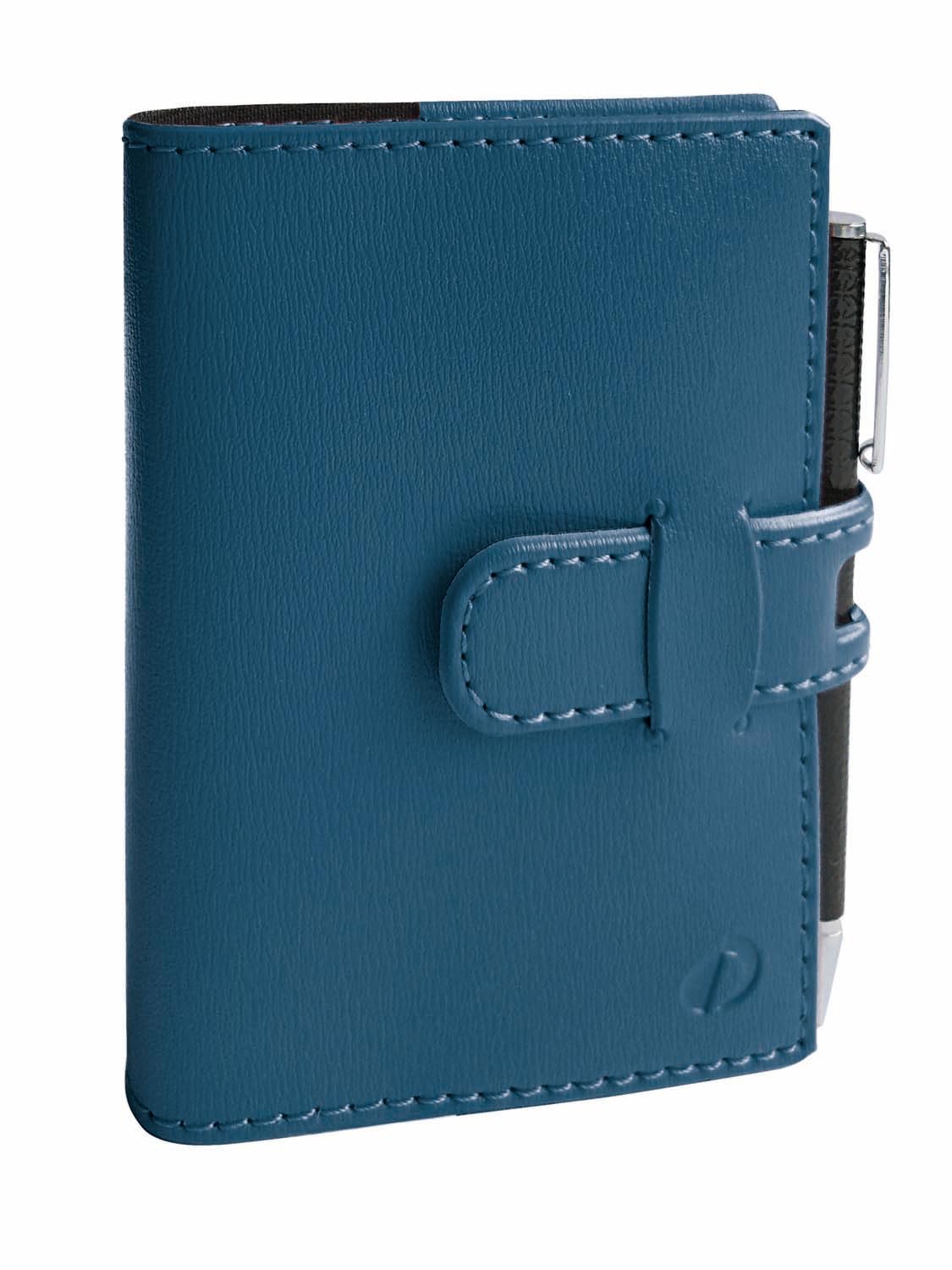 Quo Vadis - Collection: Soho Hiking Prestige - Calendar Year Diary - Weekly - 9 x 12.5 cm - French Edition - 13 Months December-December - Steel Blue - Year 2023