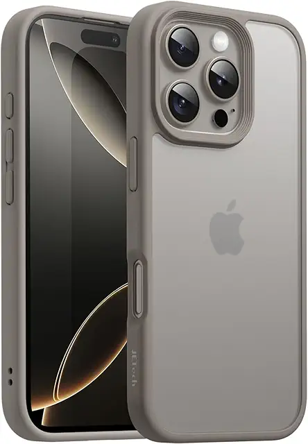 Funda JETech Mate iPhone 16 Pro Max 6,9 Pulgadas - Protección Antigolpes Grado Militar