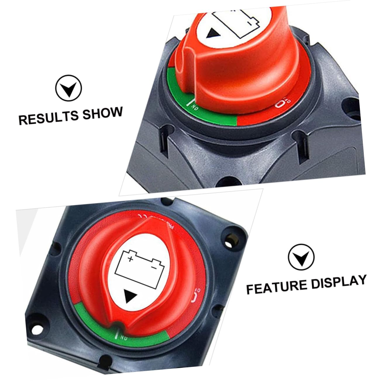 TOPPERFUN Battery Switch Disconnector Master Disconnect Isolator for Car Rv Boat 12-48v Power Cut