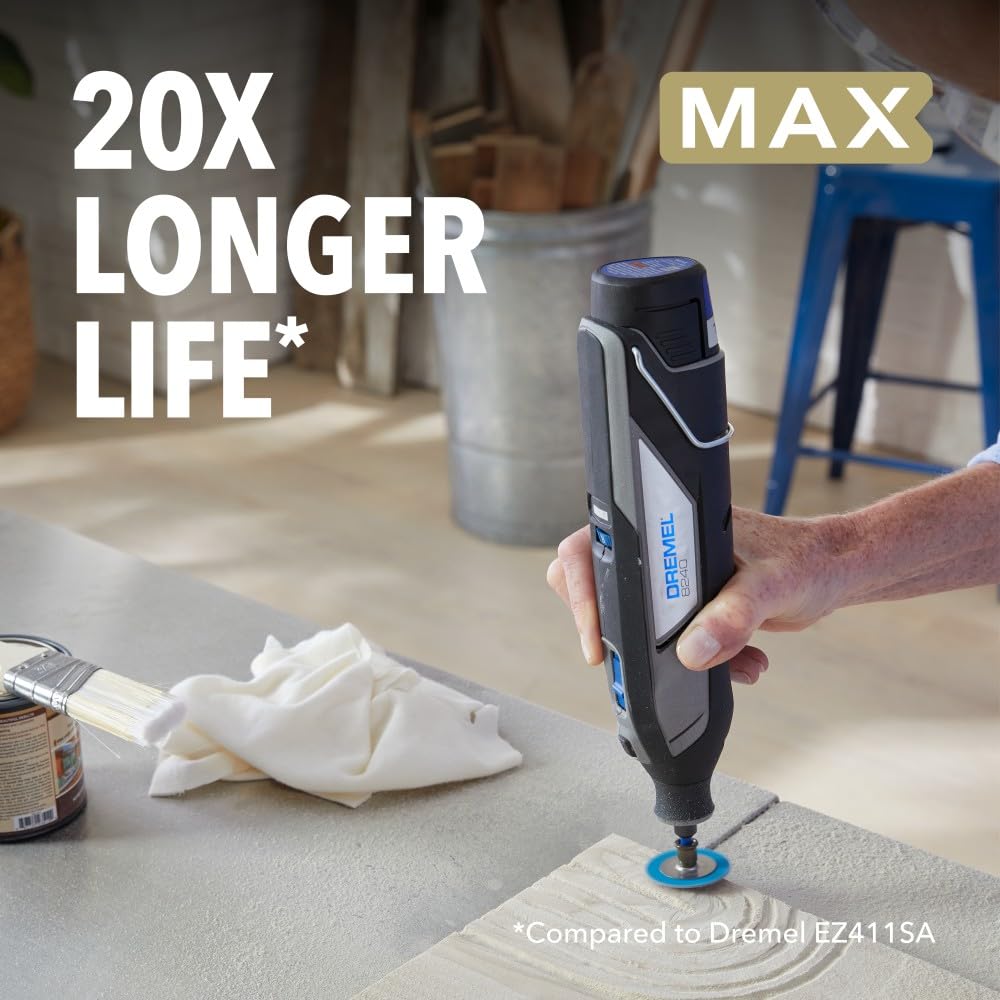 Dremel Max Life EZ411HP - Dischi abrasivi per utensili rotanti, grana 60, 3 pezzi