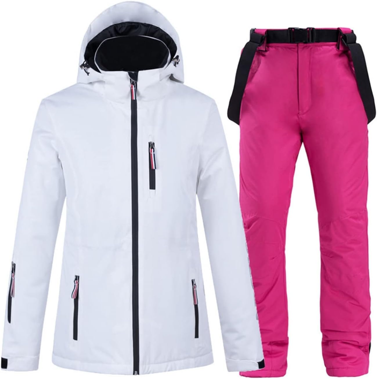 QIHANG] スノーボードウェア レディース メンズ 上下セット スキー